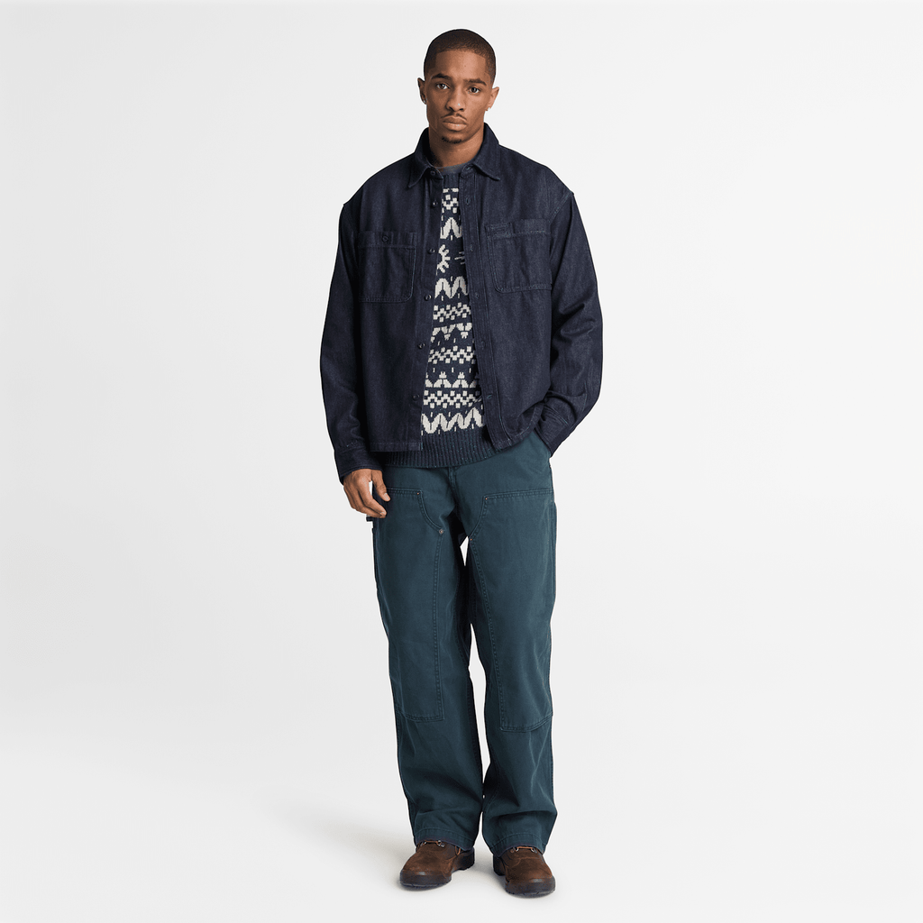 Mens Denim Pocket Shirt TBL Rinse Wash ALT2