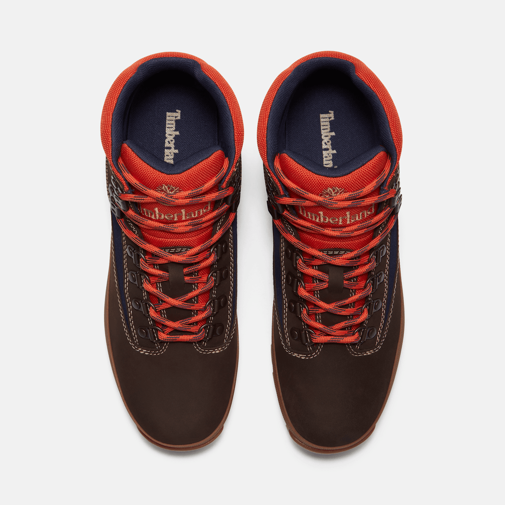Mens Euro Hiker TBL Dark Brown NubuckDark Blue ALT2