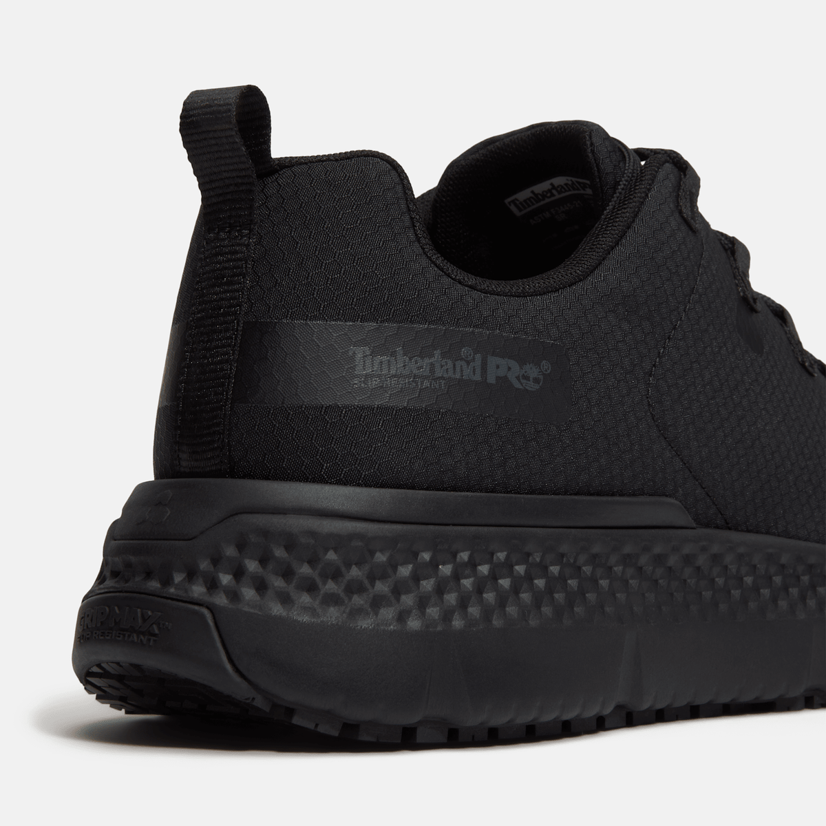 Mens Power Shift SlipResistant Hospitality Work Sneaker TBL Black Ripstop Nylon ALT7