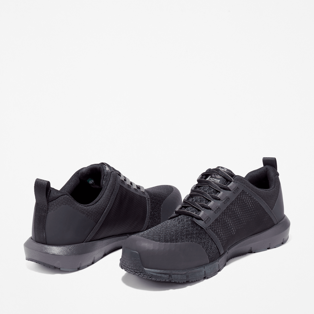 Mens Radius Composite Toe Work Sneaker TBL Black ALT5
