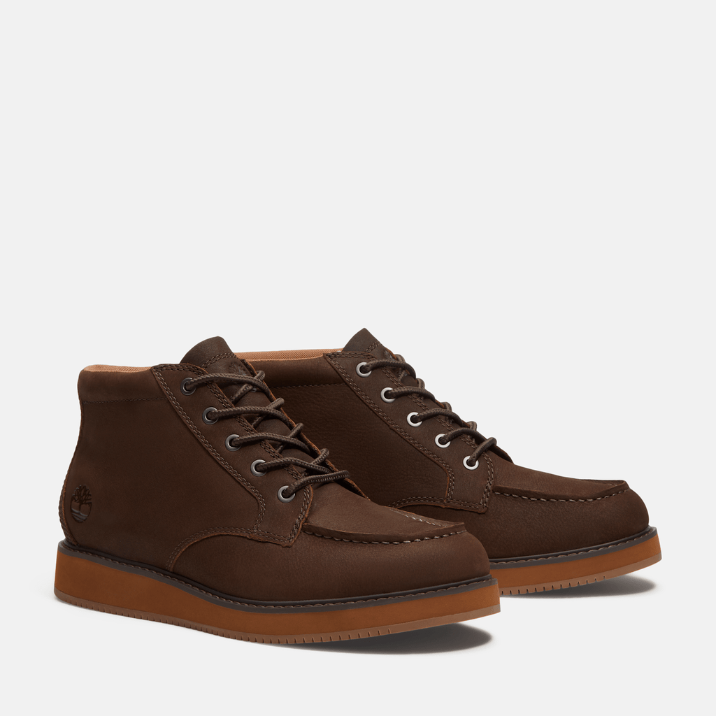 Mens Redwood Edge Moc Toe Chukka Boot TBL Dark Brown Nubuck ALT4