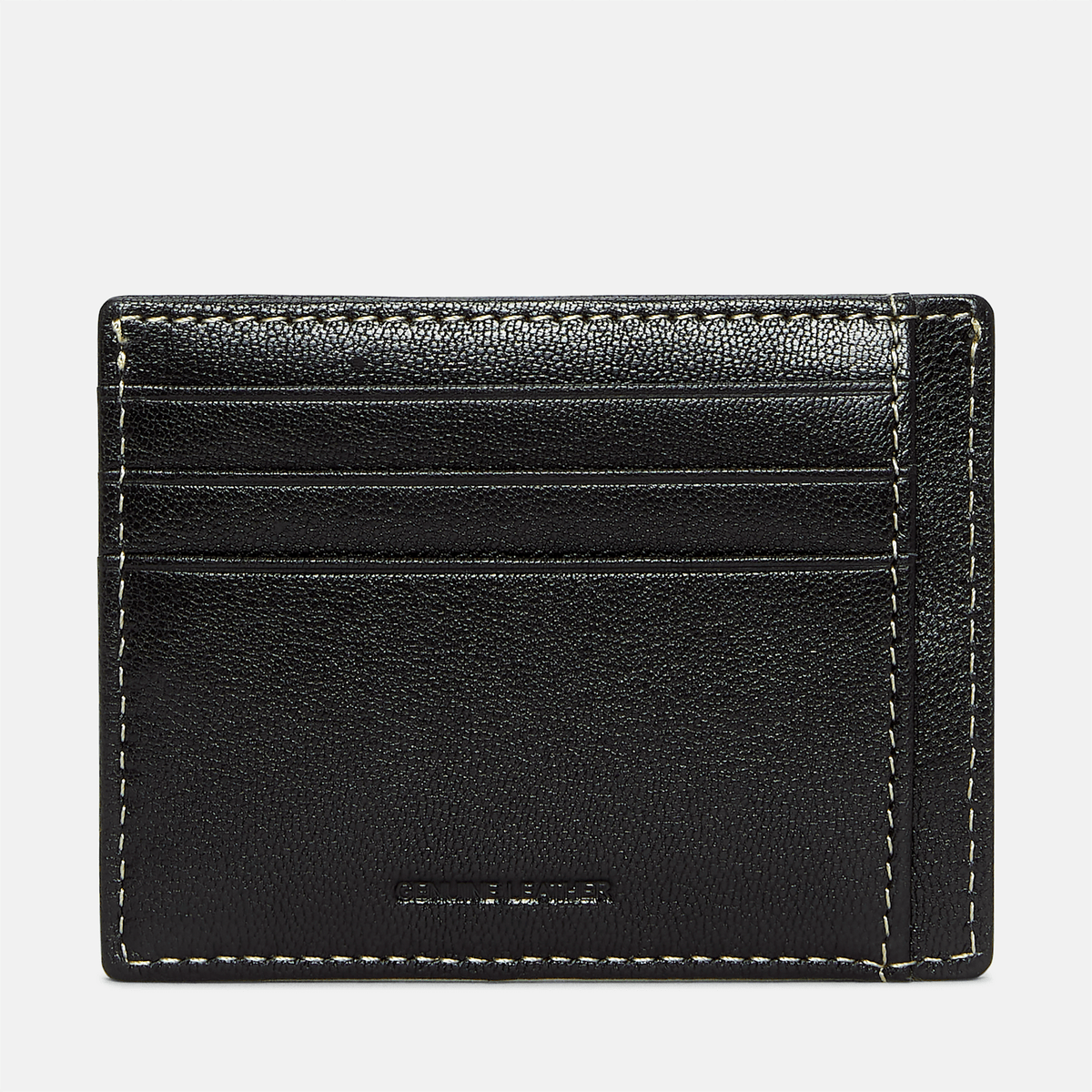 Mens Ripley Leather Card Case TBL Black ALT1