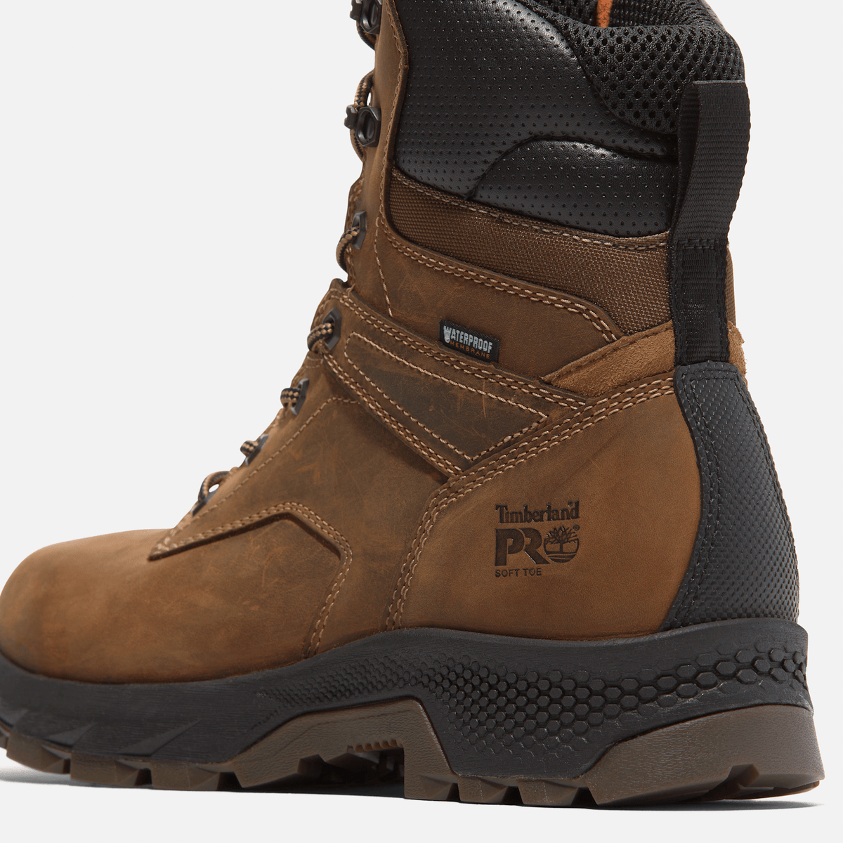 Mens TiTAN EV  8 SoftToe Waterproof Work Boot TBL Medium Brown FullGrain ALT7