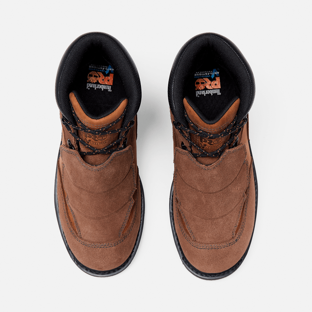 Mens Timberland  PRO 6 Ambridge Composite Toe Work Boot TBL Brown FullGrain ALT2