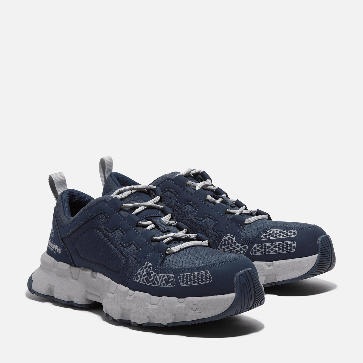 Mens Timberland PRO Powertrain EV Composite Toe Work Sneaker TBL NavyGrey ALT4