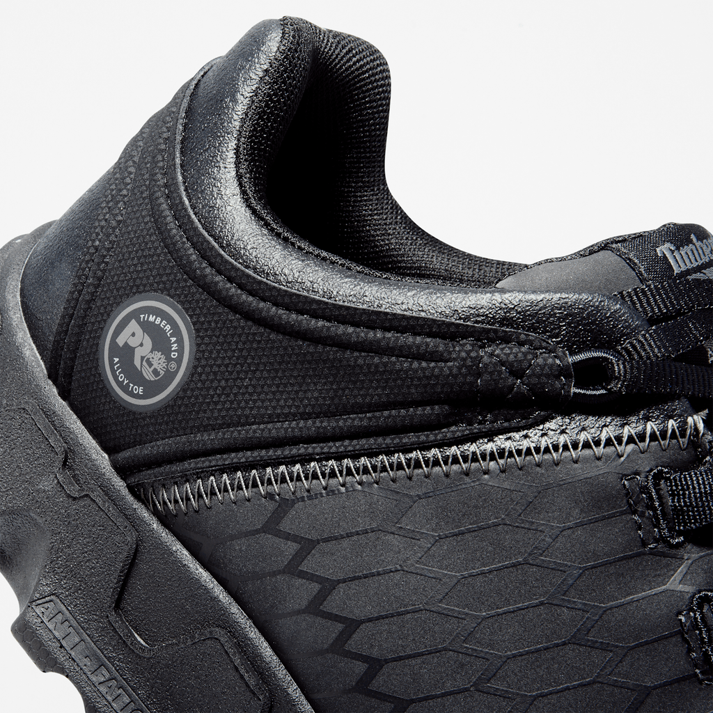 Mens Timberland PRO Powertrain Sport Alloy Toe Work Sneaker TBL BlackGrey ALT6