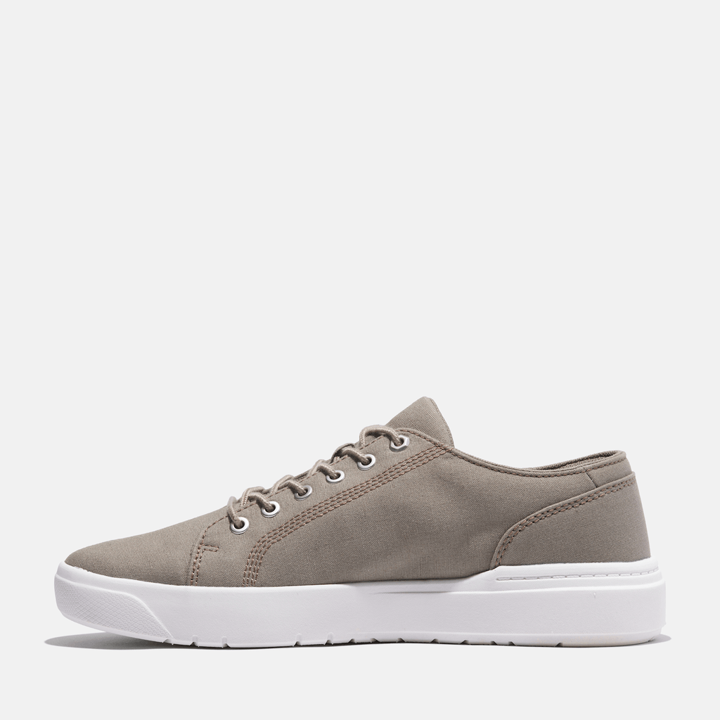 Mens Timberland Seneca Bay Sneaker TBL Light Taupe Canvas ALT6