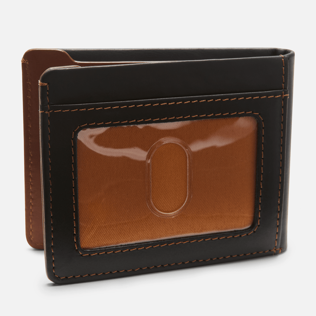 Mens TwoTone Billfold with Back ID TBL Black ALT2