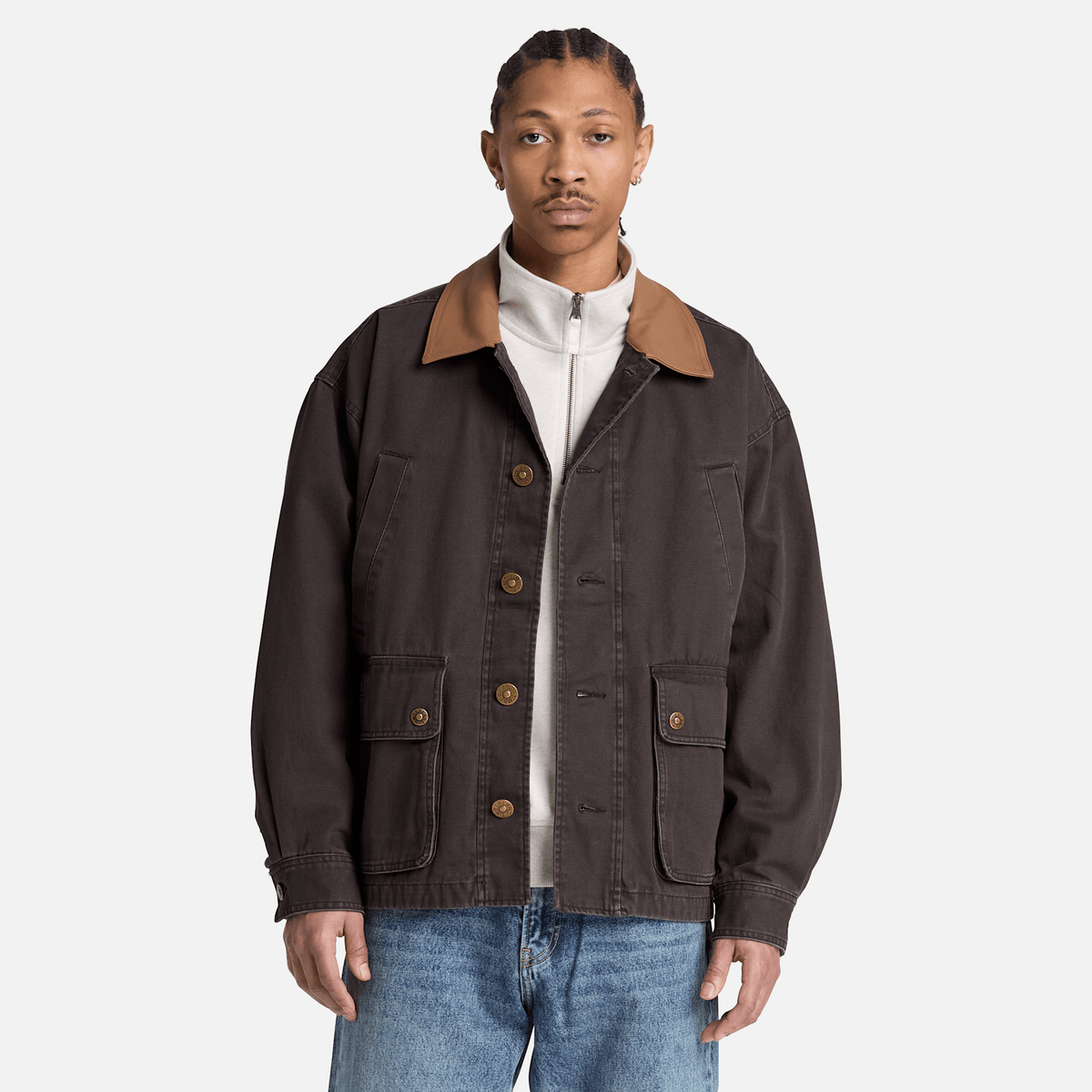 Mens Wenham Field Coat TBL Vintage Black ALT1