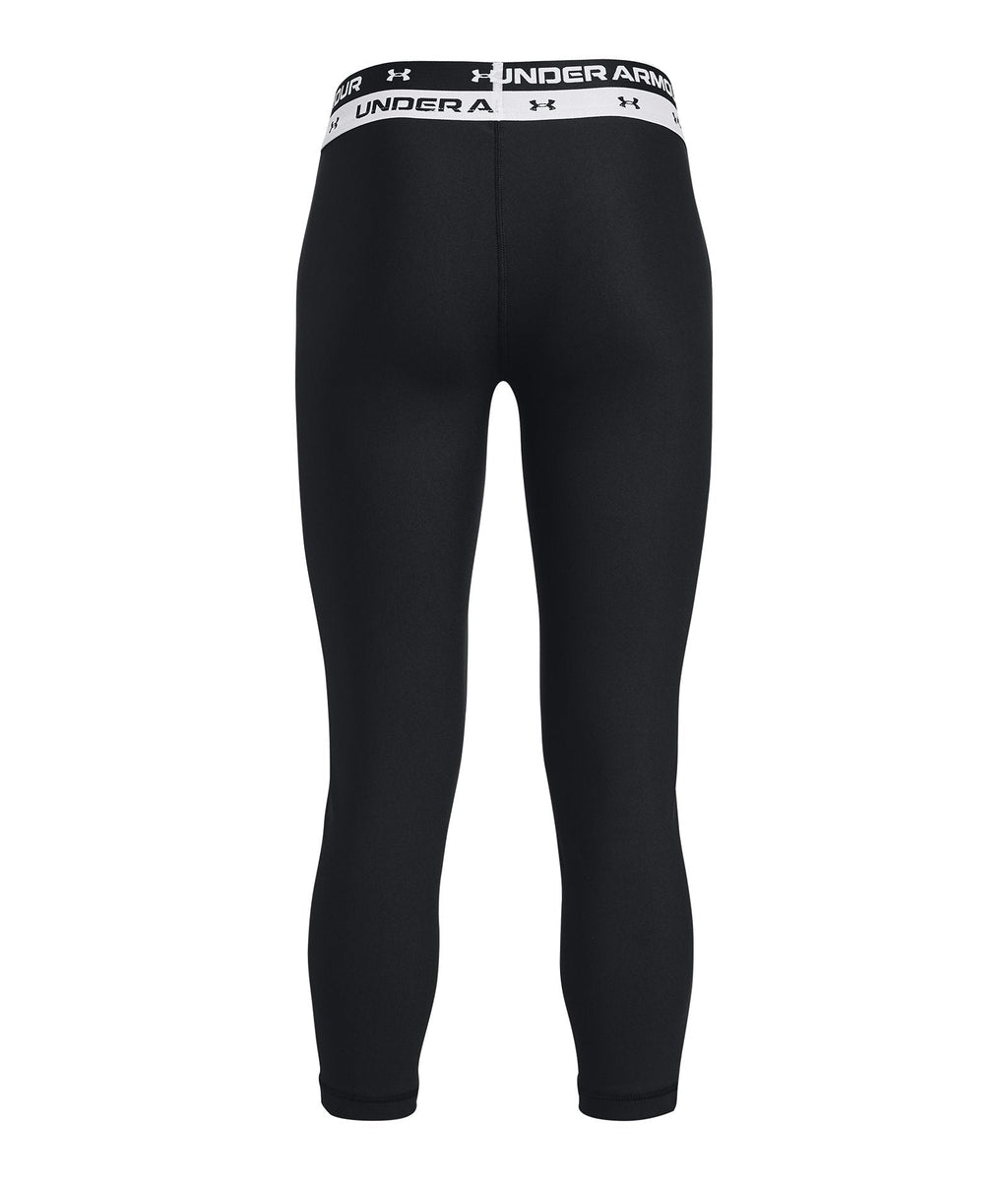 Girls' HeatGear® Armour Crop null - Black
