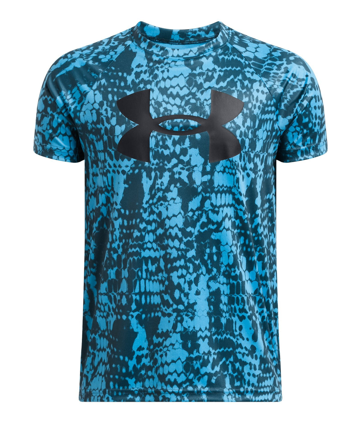 UA Tech™ Big Logo Printed Boys' Short Sleeve - Blue