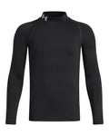 ColdGear® Boys' Mock Long Sleeve - Black