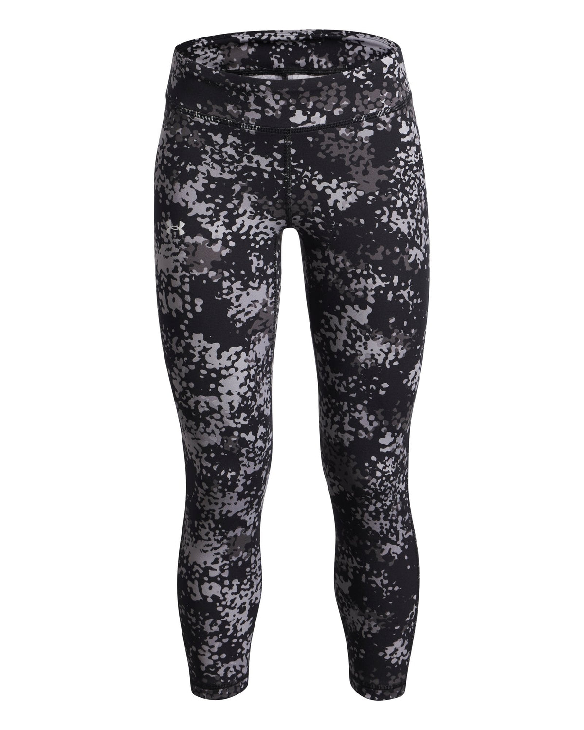 UA Motion Printed Girls' Crop - Black