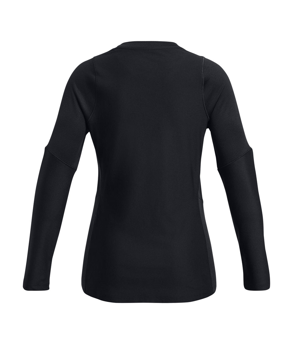 UA Powerhouse Girls' Volleyball Long Sleeve Jersey - Black