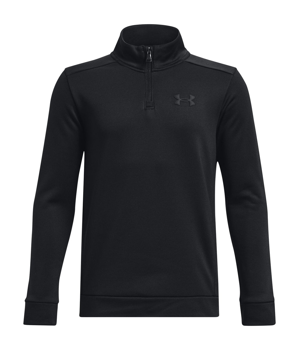 Armour Fleece® Boys' ¼ Zip - Black
