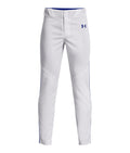 UA Utility Piped Boys' Baseball Pants - White