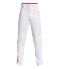 UA Utility Piped Boys' Baseball Pants - White