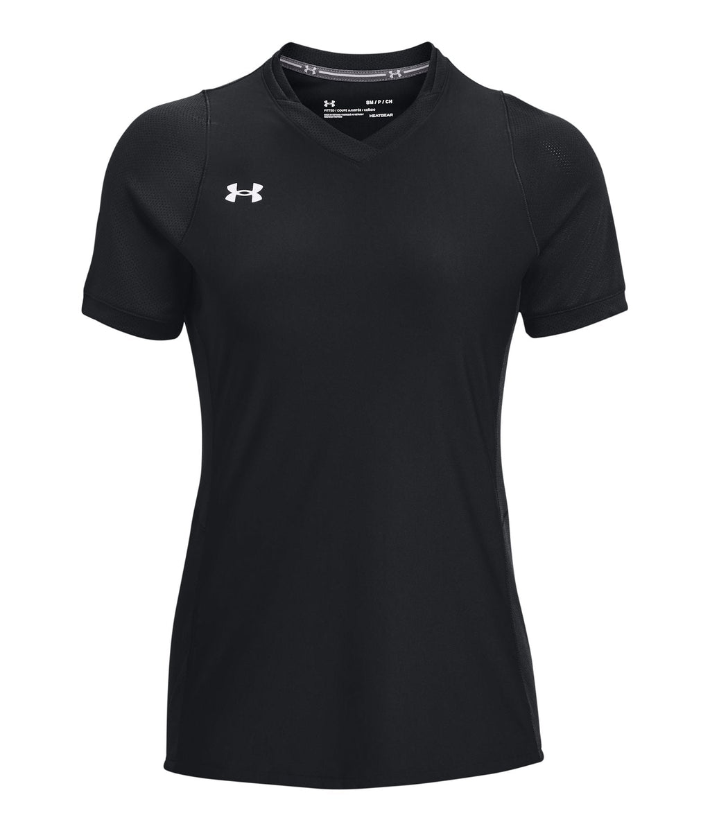 UA Powerhouse 2.0 Women's Volleyball Short Sleeve Jersey - Black
