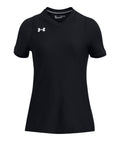 UA Powerhouse Girls' Volleyball Short Sleeve Jersey - Black