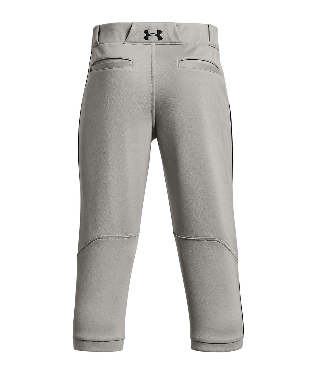 UA Utility Pro Piped Boys' Knicker Baseball Pants - Gray