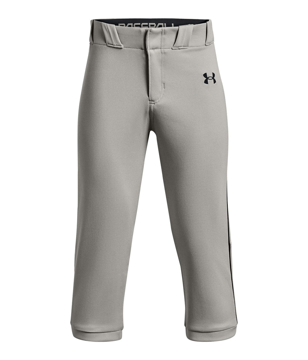 UA Utility Pro Piped Boys' Knicker Baseball Pants - Gray