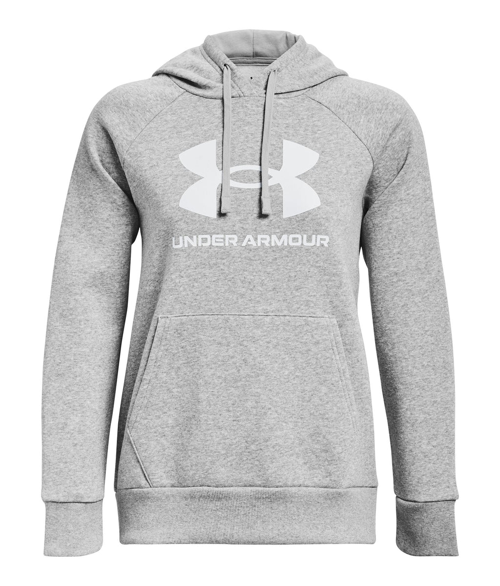 UA Rival Fleece Big Logo Women's Hoodie - Gray