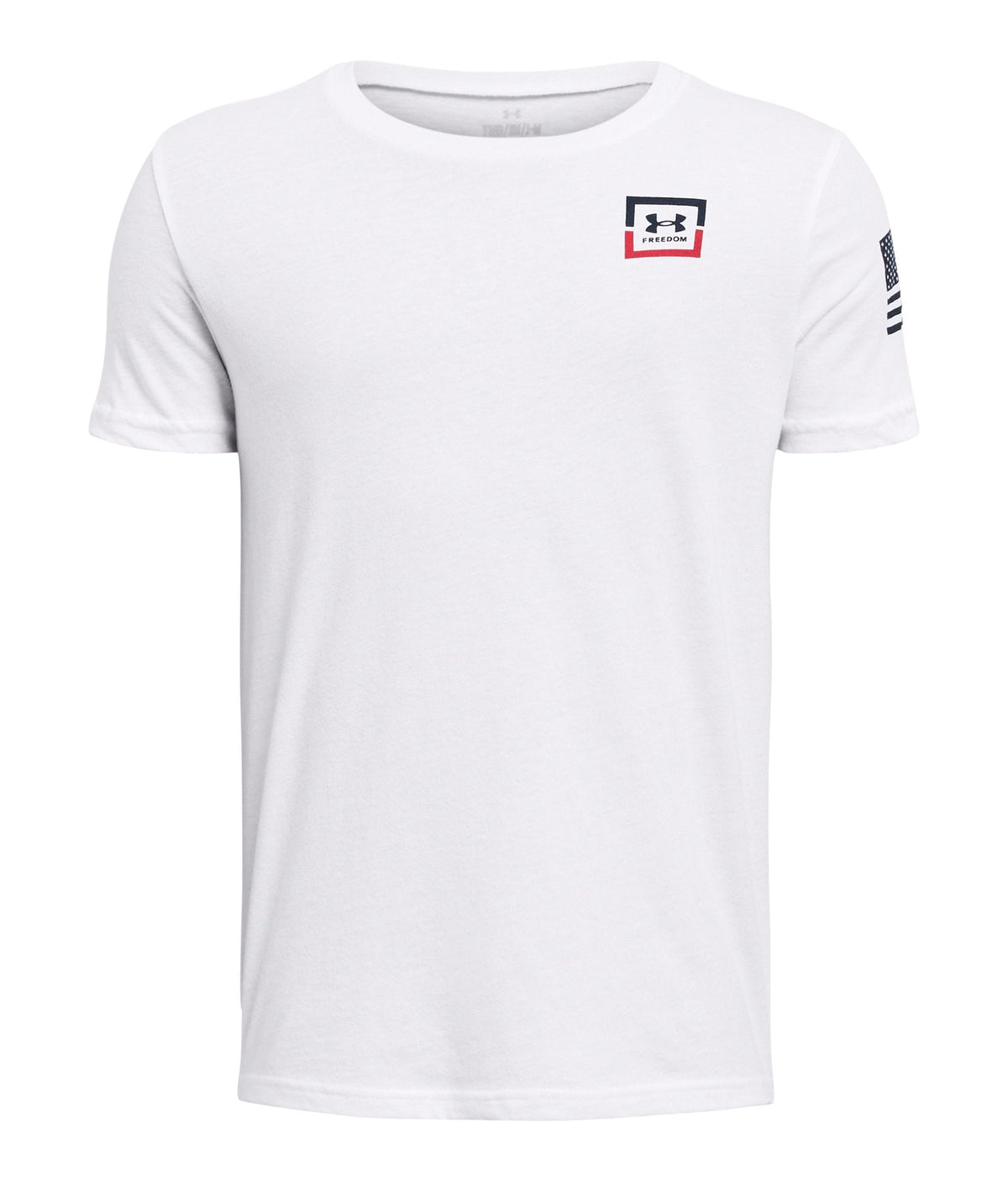 UA Freedom Flag Boys' T-Shirt - Gray