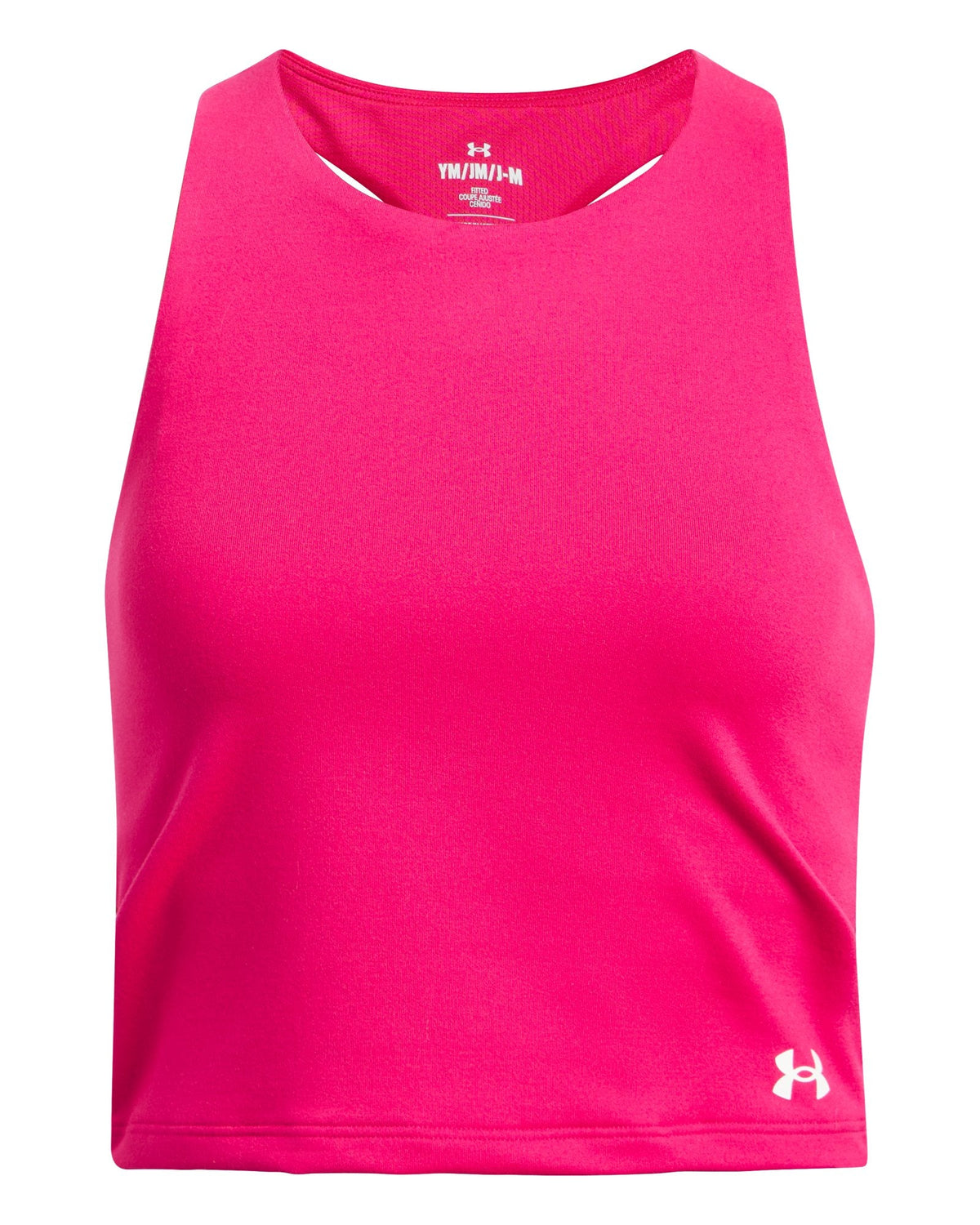UA Motion Girls' Crop Tank - Pink