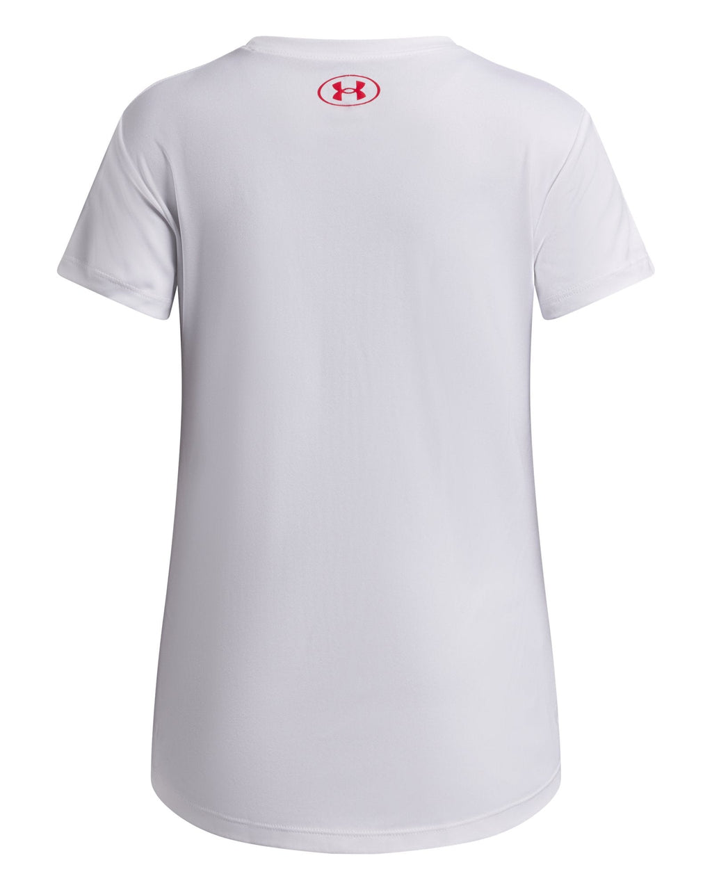 Girls' UA Velocity Softball Short Sleeve null - White