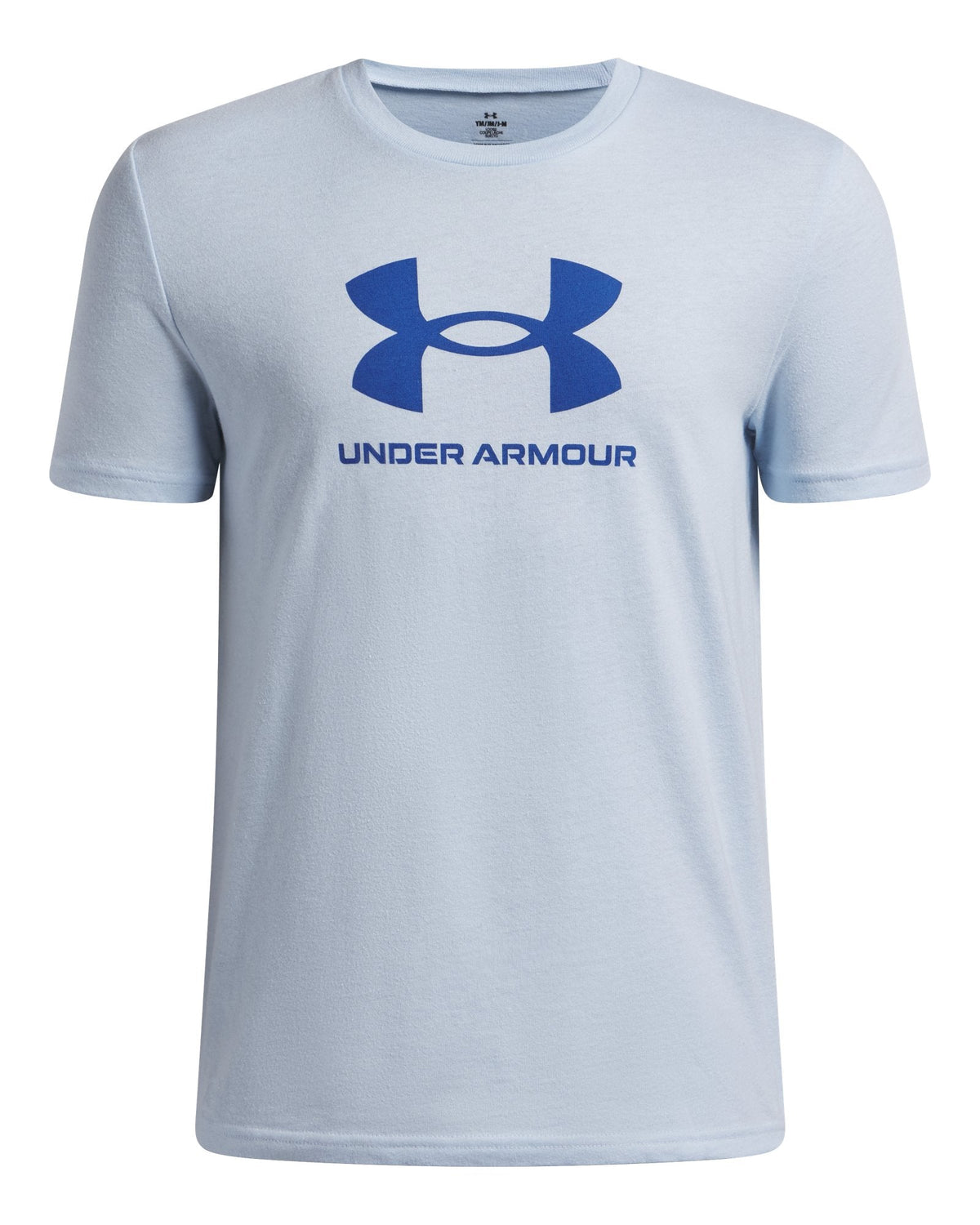 UA Logo Boys' Short Sleeve - Blue