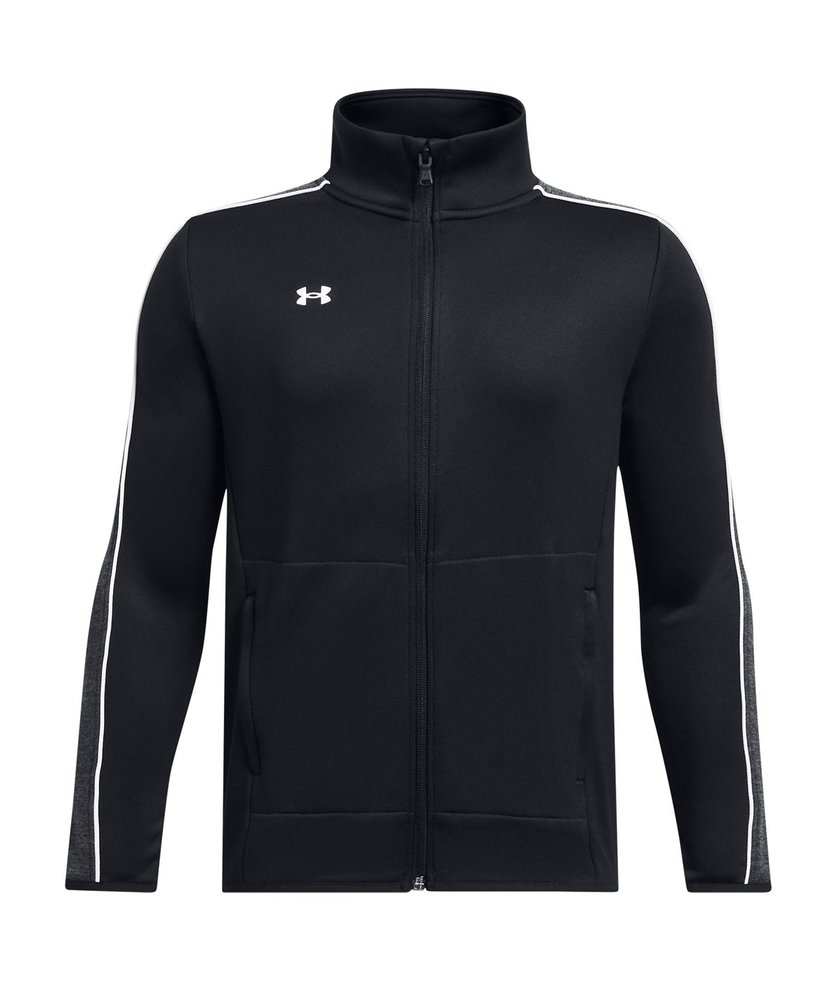 UA Command 2.0 Boys' Warm-Up Full-Zip - Black
