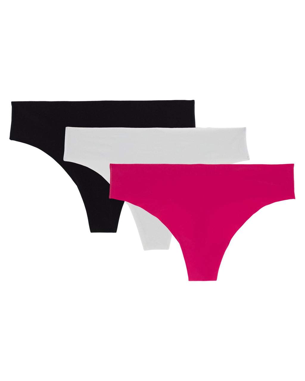 UA Essential Stretch Women's 3-Pack No Show Thong - Brown
