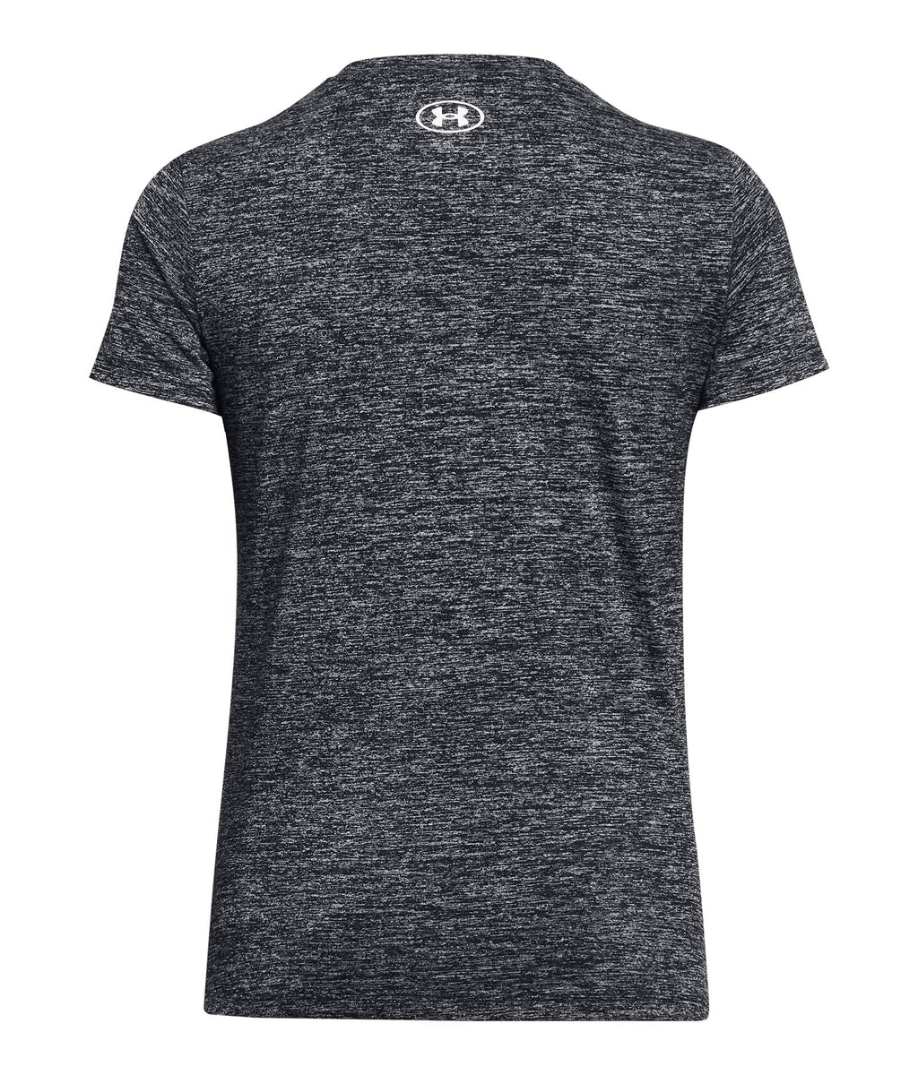 UA Tech™ Twist Women's V-Neck Short Sleeve - Black