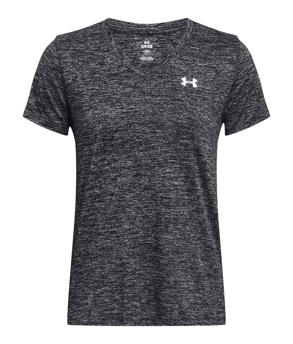 UA Tech™ Twist Women's V-Neck Short Sleeve - Black