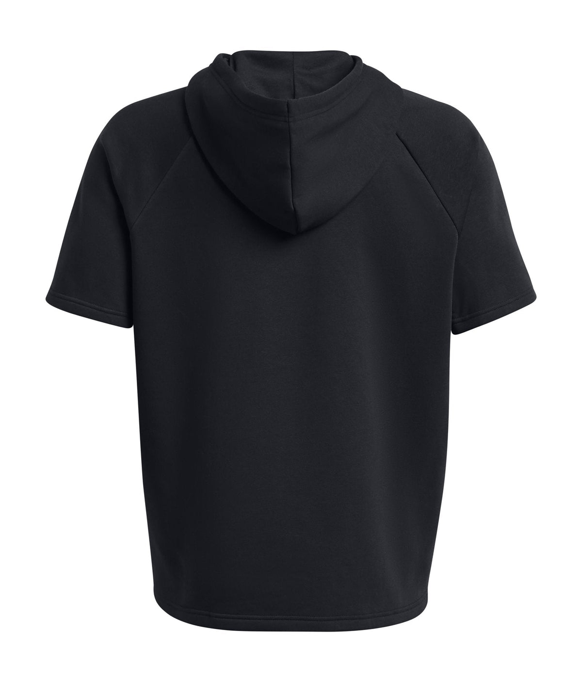 UA Rival Fleece Men's Short Sleeve Hoodie - Black