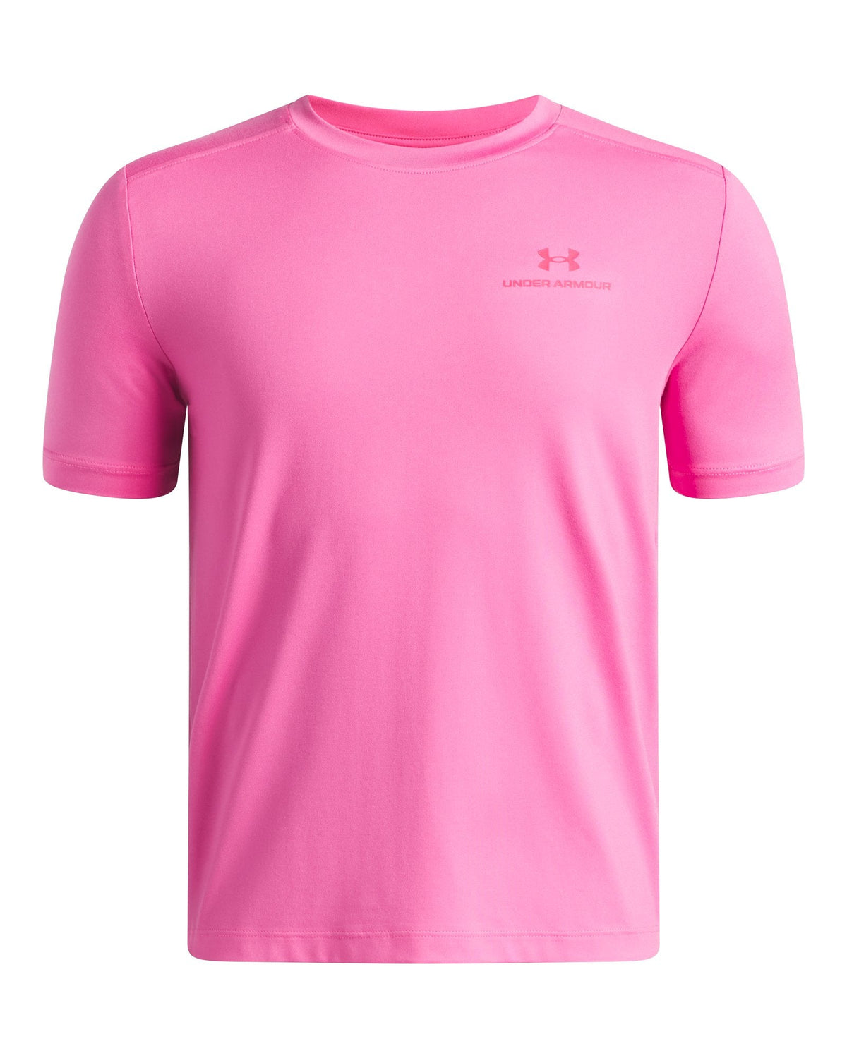 UA Vanish Boys' Short Sleeve - Pink