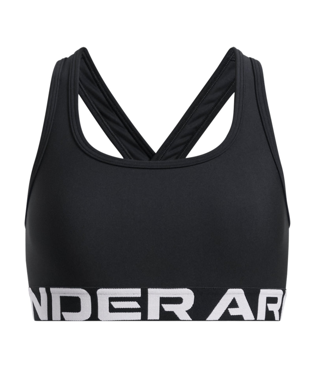 UA Crossback Girls' Sports Bra - Black