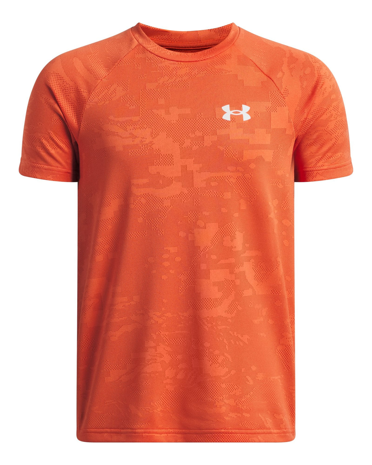 UA Tech™ Jacquard 2.0 Boys' Short Sleeve - Orange