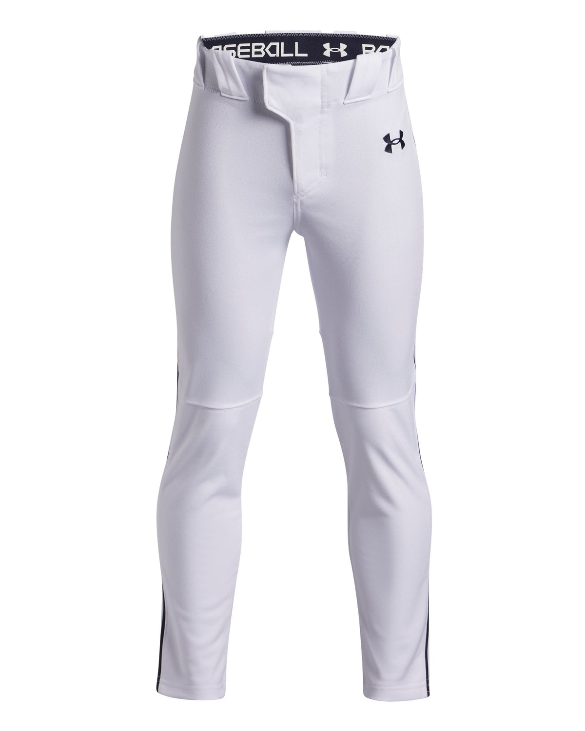 UA Utility Pro Tapered Piped Boys' Pants - White