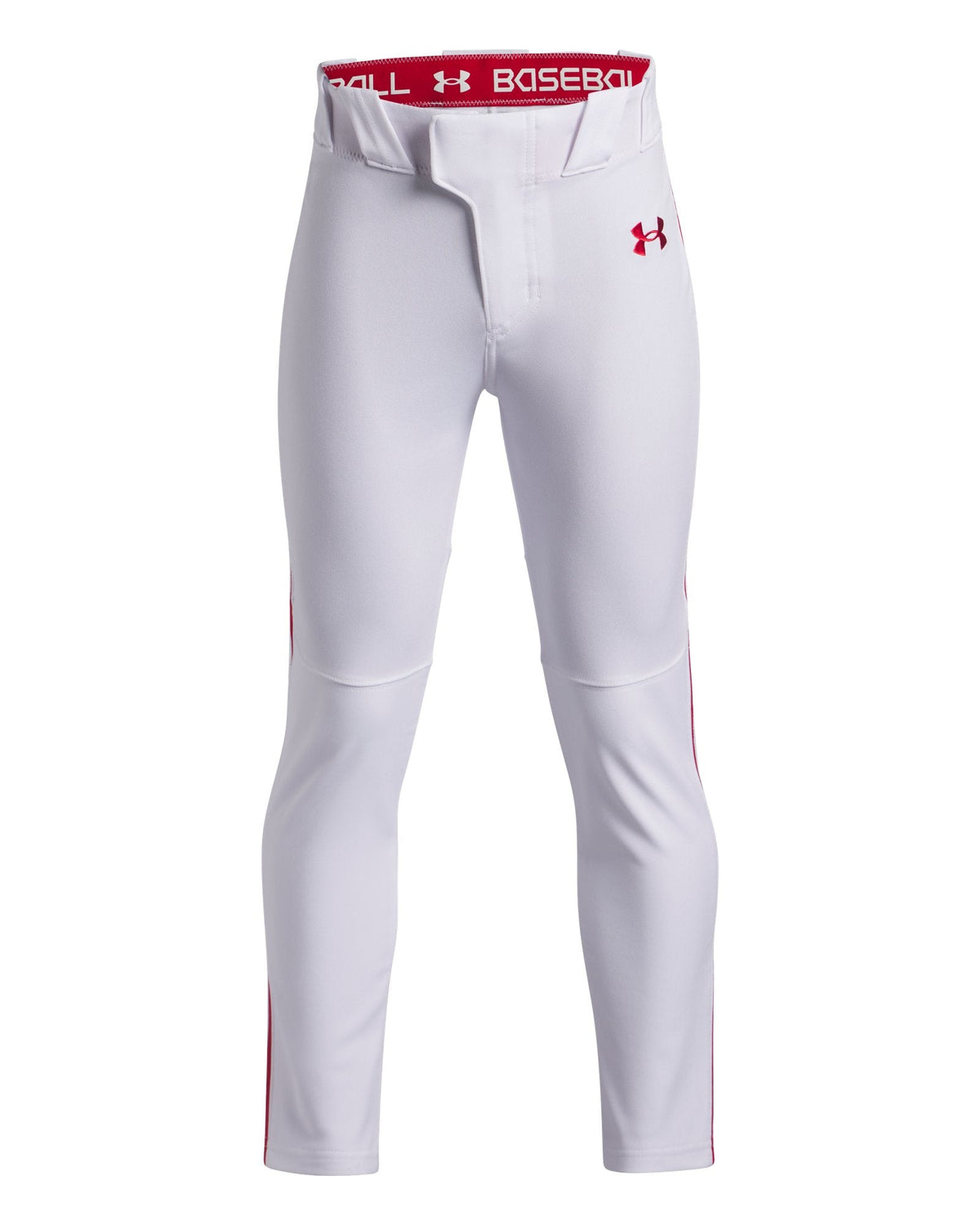 UA Utility Pro Tapered Piped Boys' Pants - White