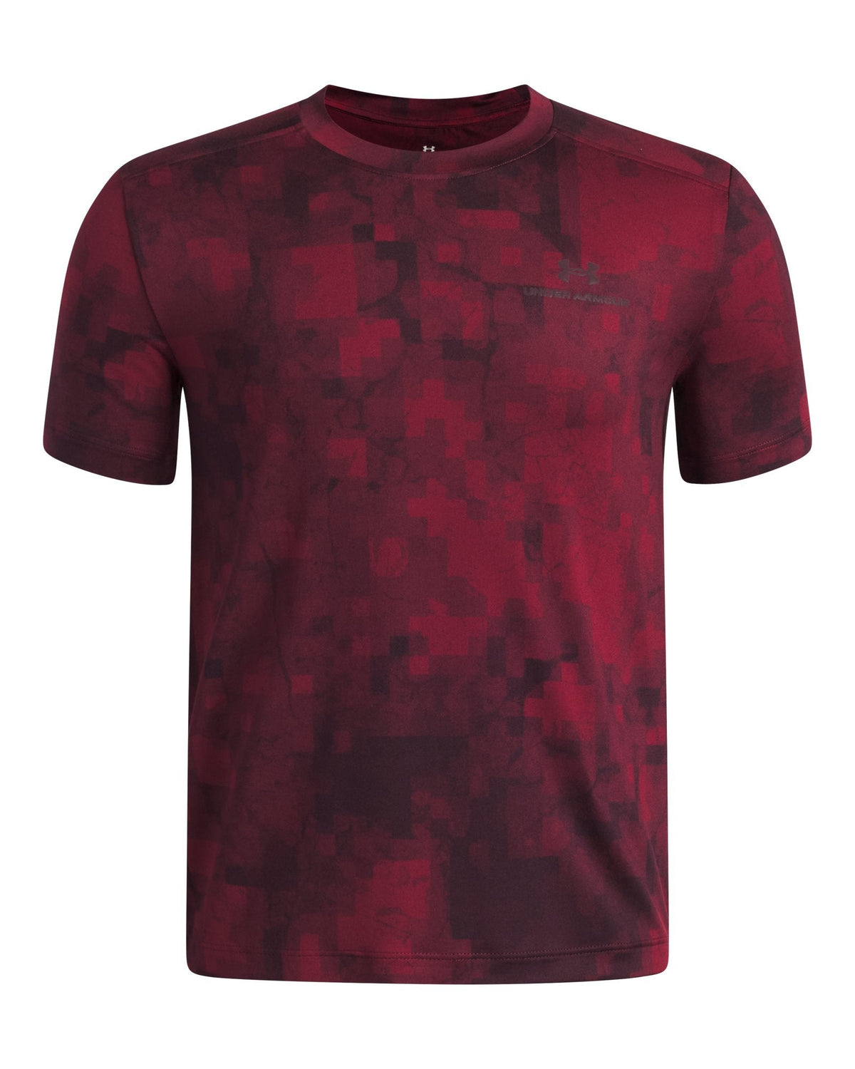 UA Vanish Printed Boys' Short Sleeve - Red
