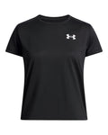 UA Tech™ Girls' Short Sleeve - Black