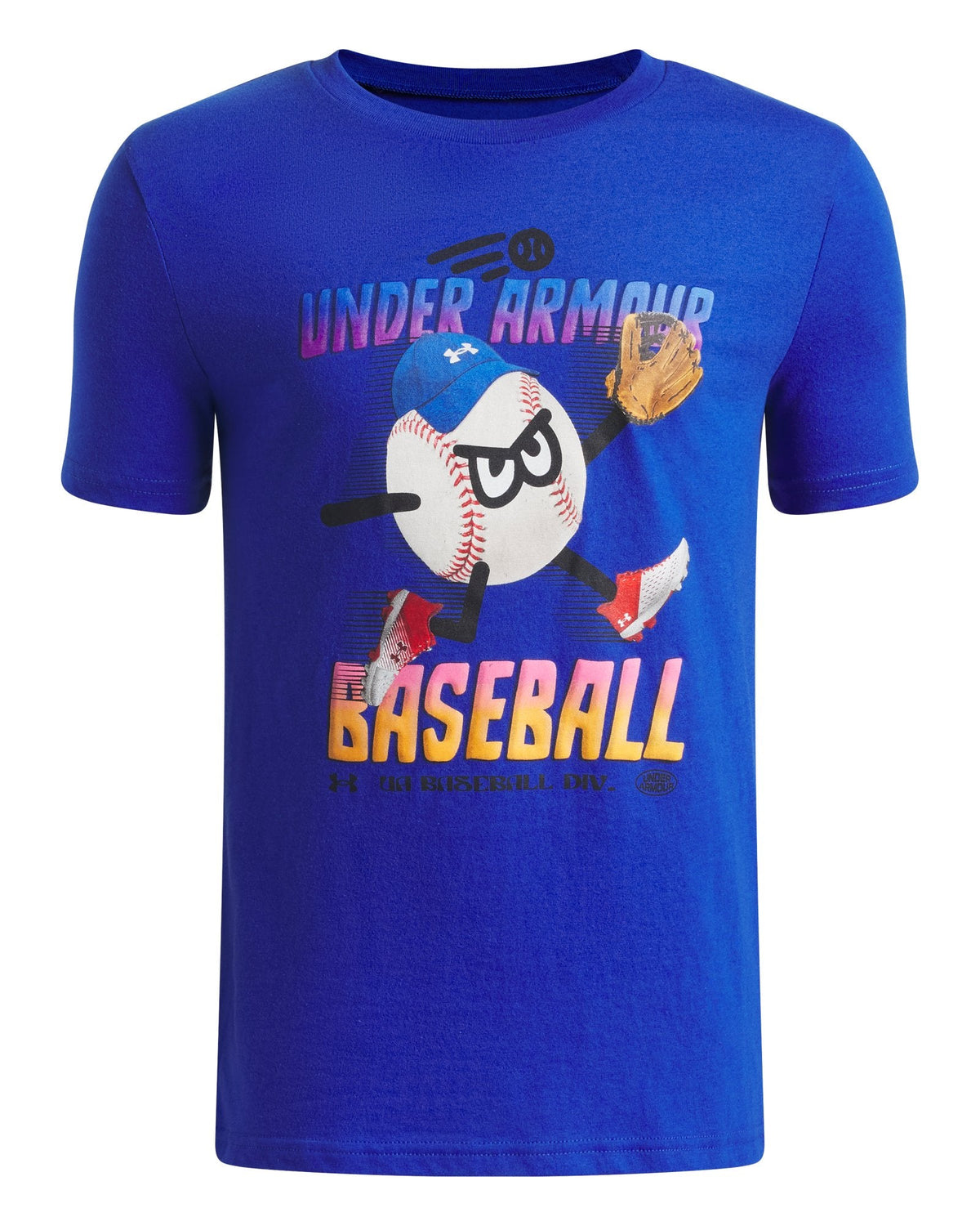 UA Graphic Baseball Boys' Short Sleeve - Blue