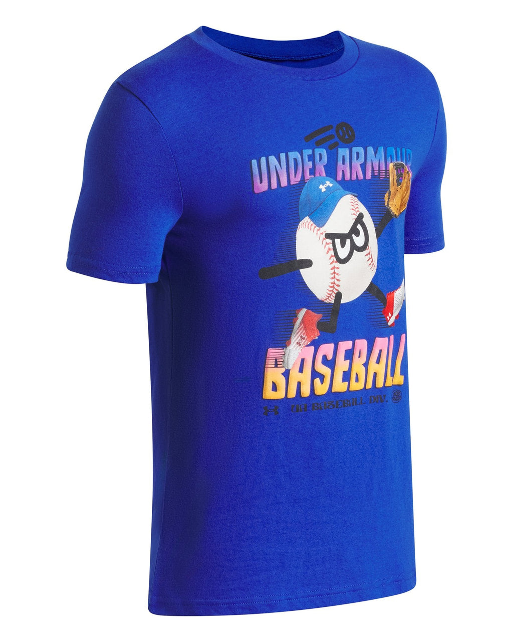 UA Graphic Baseball Boys' Short Sleeve - Blue