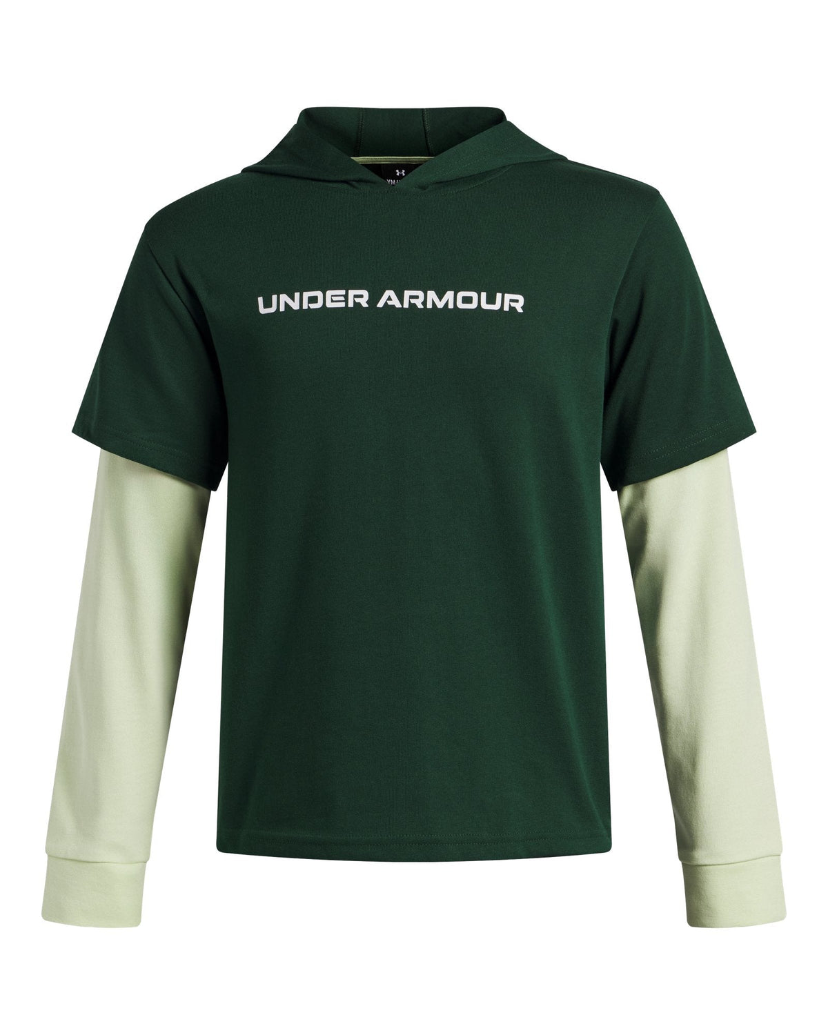 UA Rival Heavyweight CO Wordmark Boys' Hoodie - Green