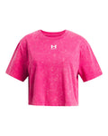 UA Rival Wash Girls' Short Sleeve - Pink