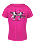 UA Tech™ Disco Little Girls' Short Sleeve - Pink