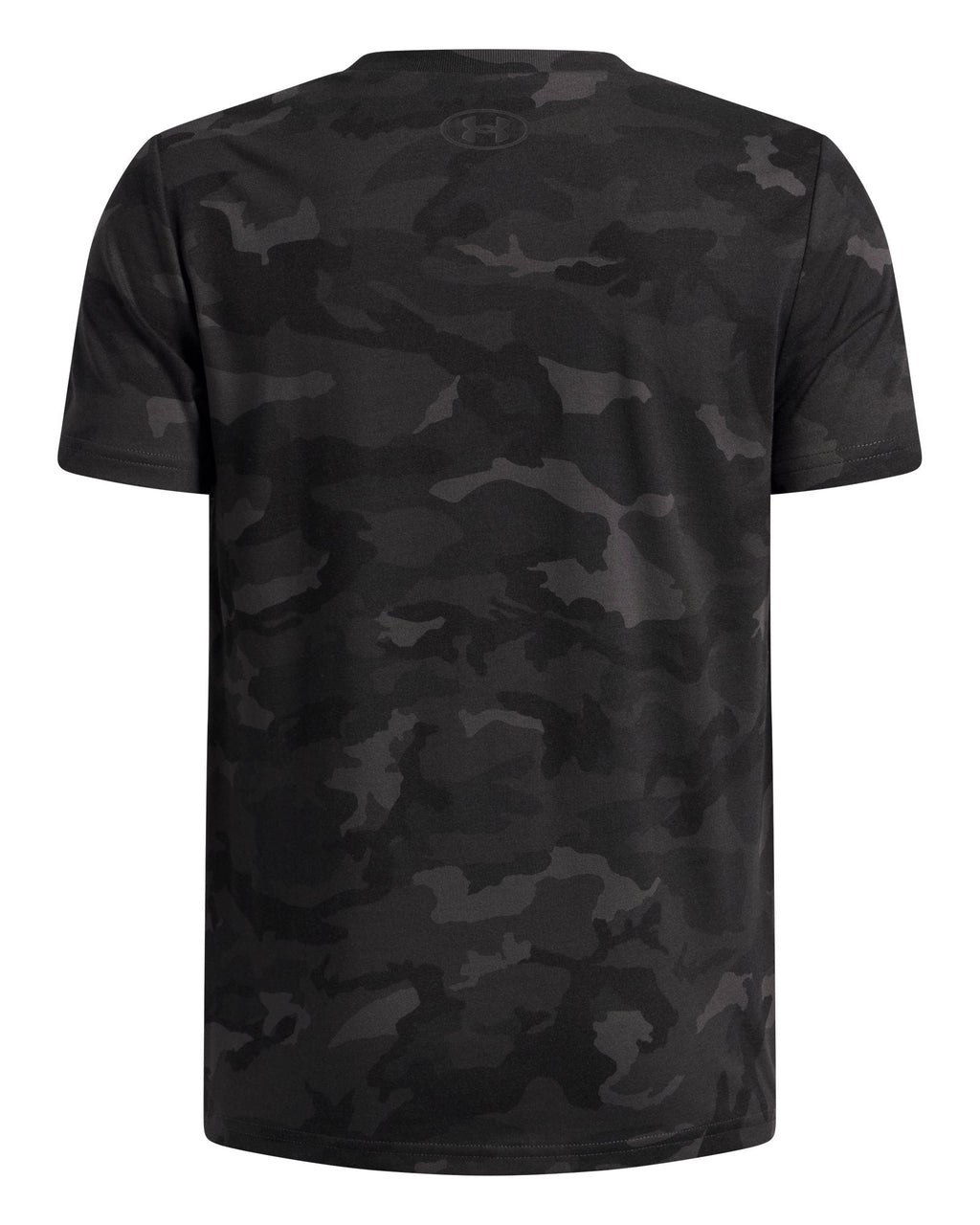 UA Camo Printed Boys' Short Sleeve - Black