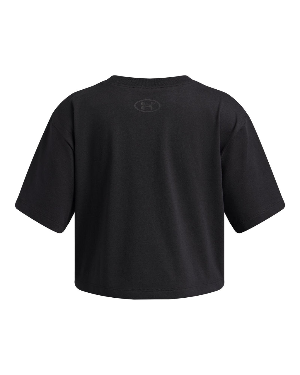 UA Logo Star Girls' Short Sleeve - Black