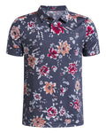 UA Matchplay Printed Boys' Polo - Gray